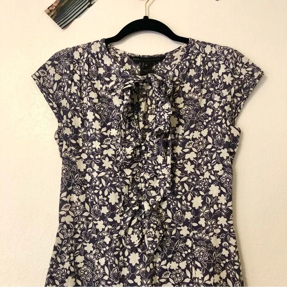 Marc By Marc Jacobs Blue Floral Dress - Picture 3 of 13